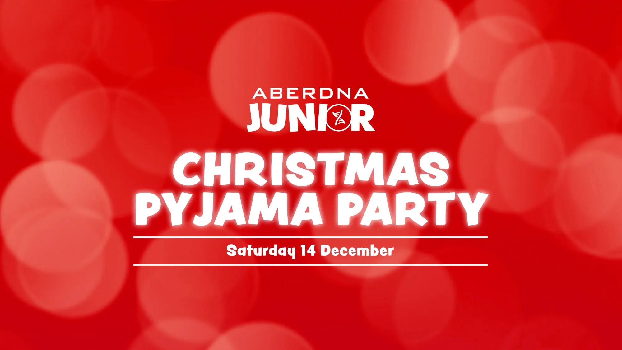AberDNA Junior Christmas Pyjama Party image