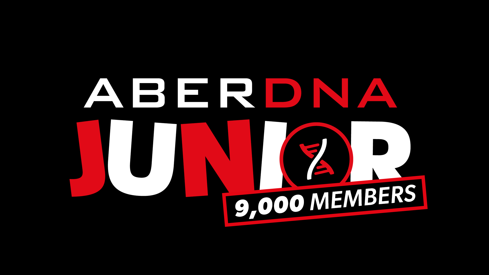 9,000 AberDNA Junior Members | Another Milestone reached for FREE U12 Membership
