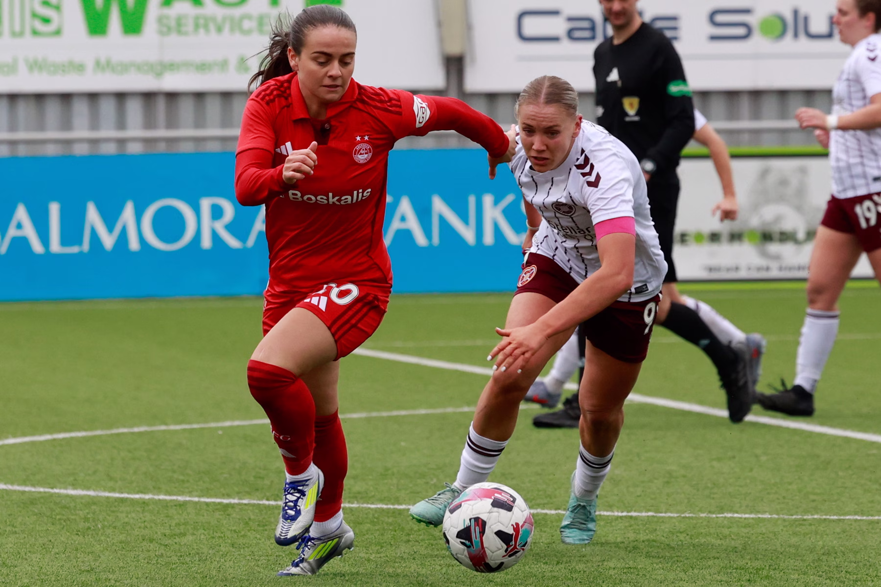 Dons lose our to five star Hearts at Balmoral image