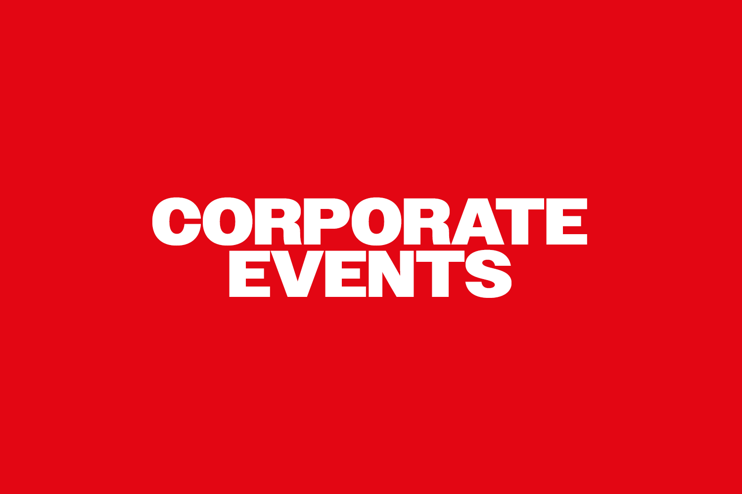 Corporate Events 