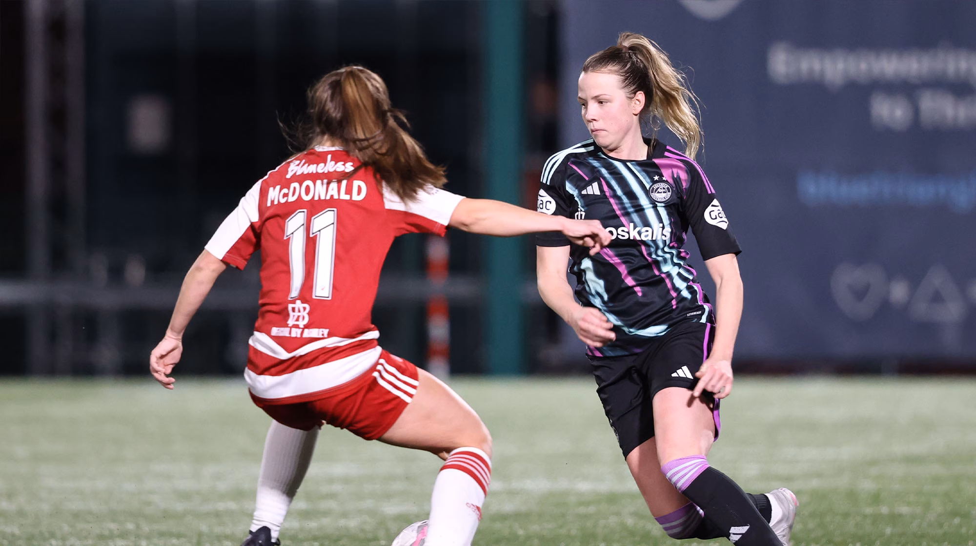 Accies fight back to claim a point image