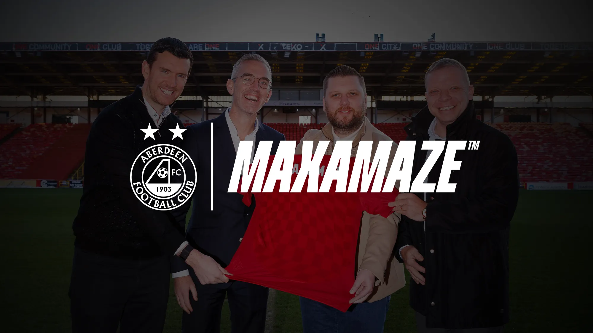 MaxAmaze Announced as Aberdeen FC’s Official Stadium Improvement & Fan Experience Partner image