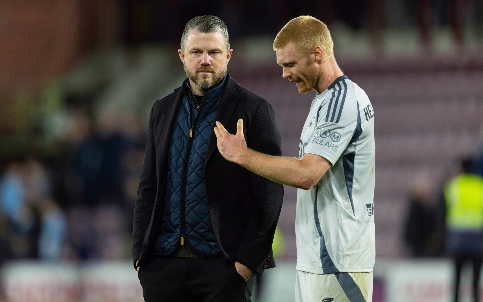 Jimmy Thelin on our draw with Hearts image