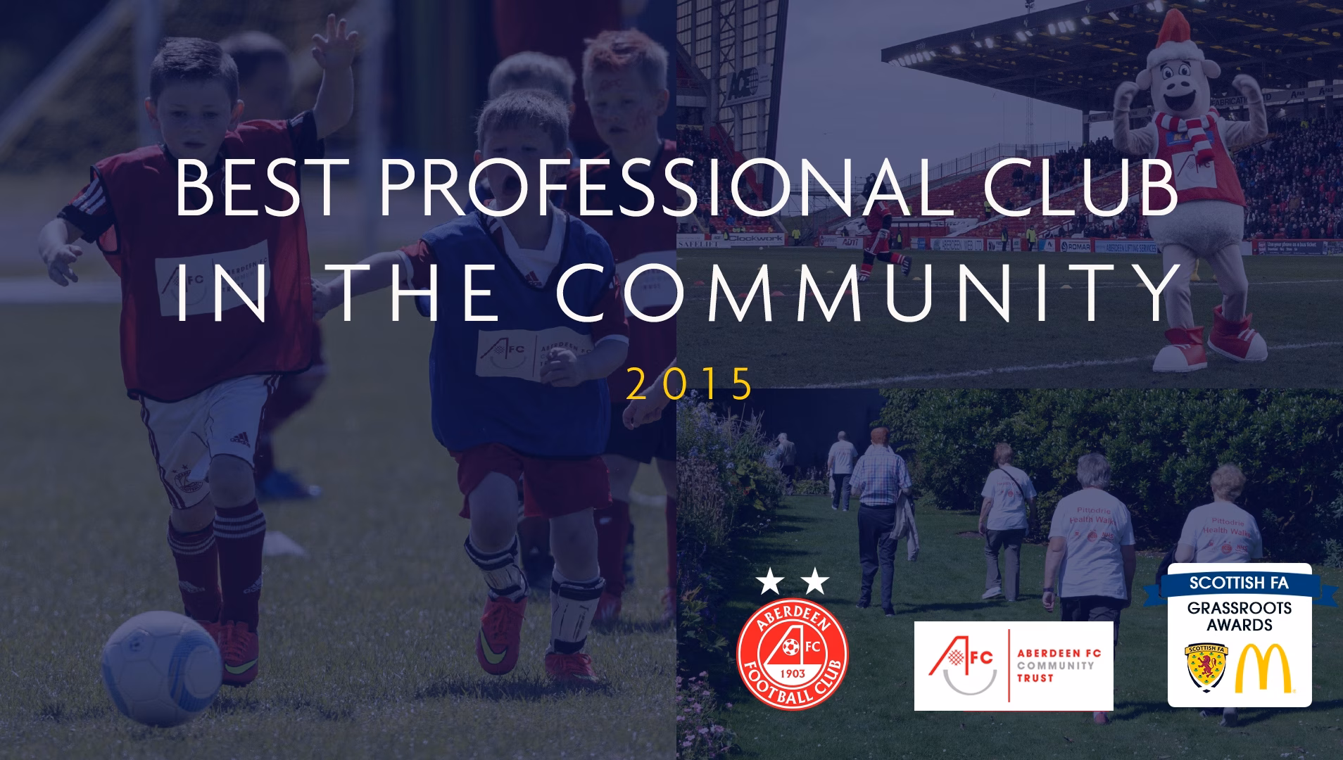 Aberdeen FC Community Trust wins national grassroots football award