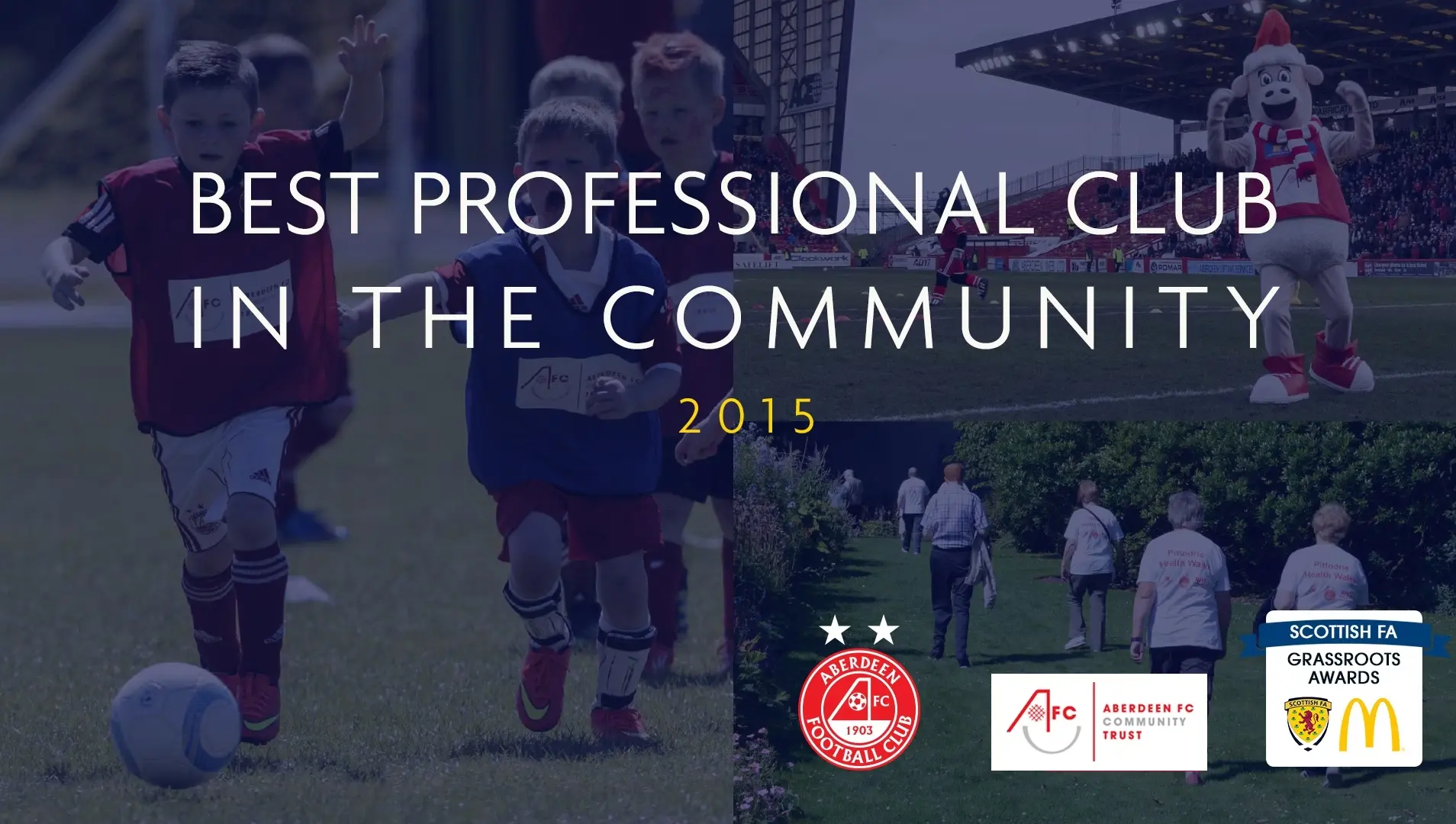 Aberdeen FC Community Trust wins national grassroots football award