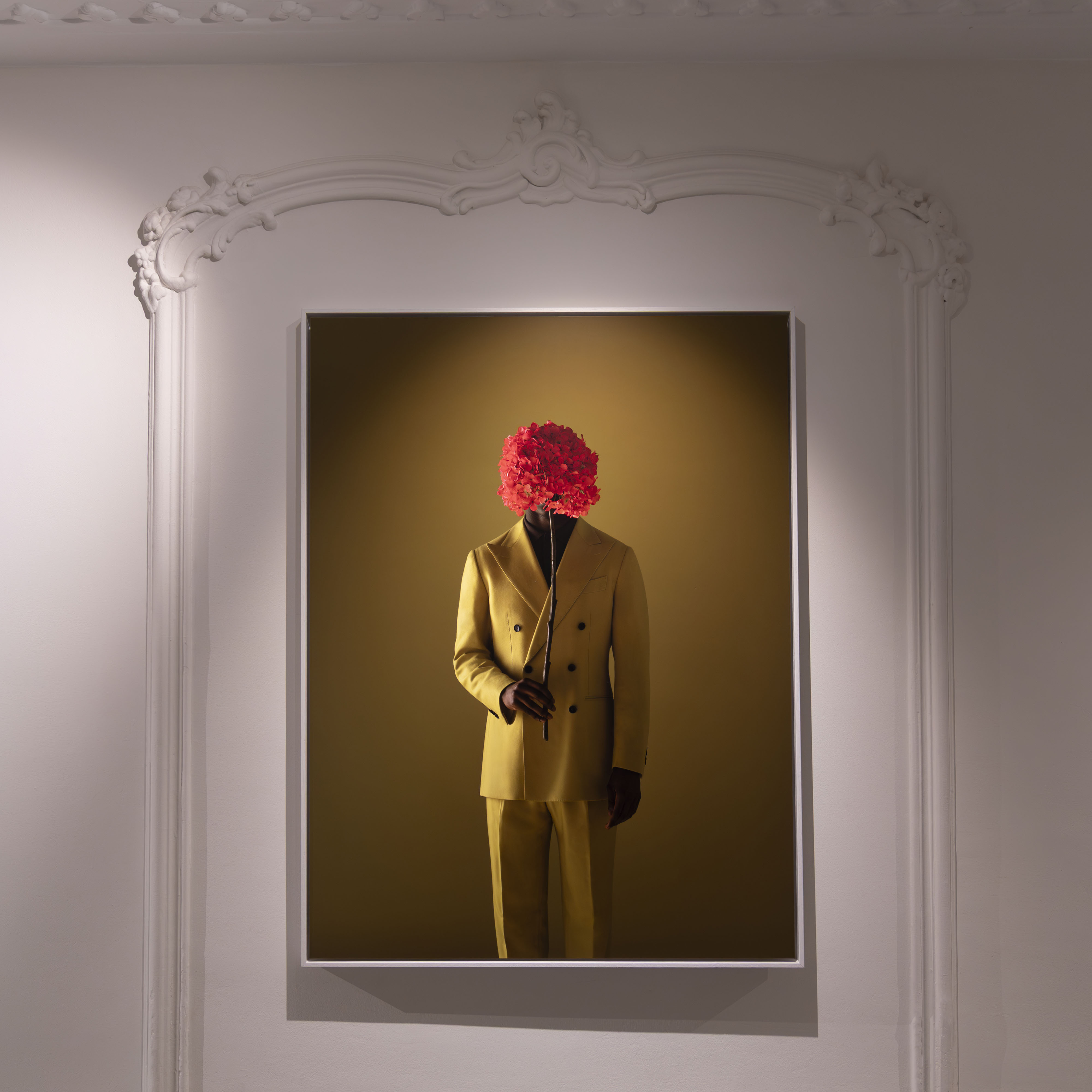 Bespoke floral installation with hydrangeas — Maison Bloom event styling in Bali