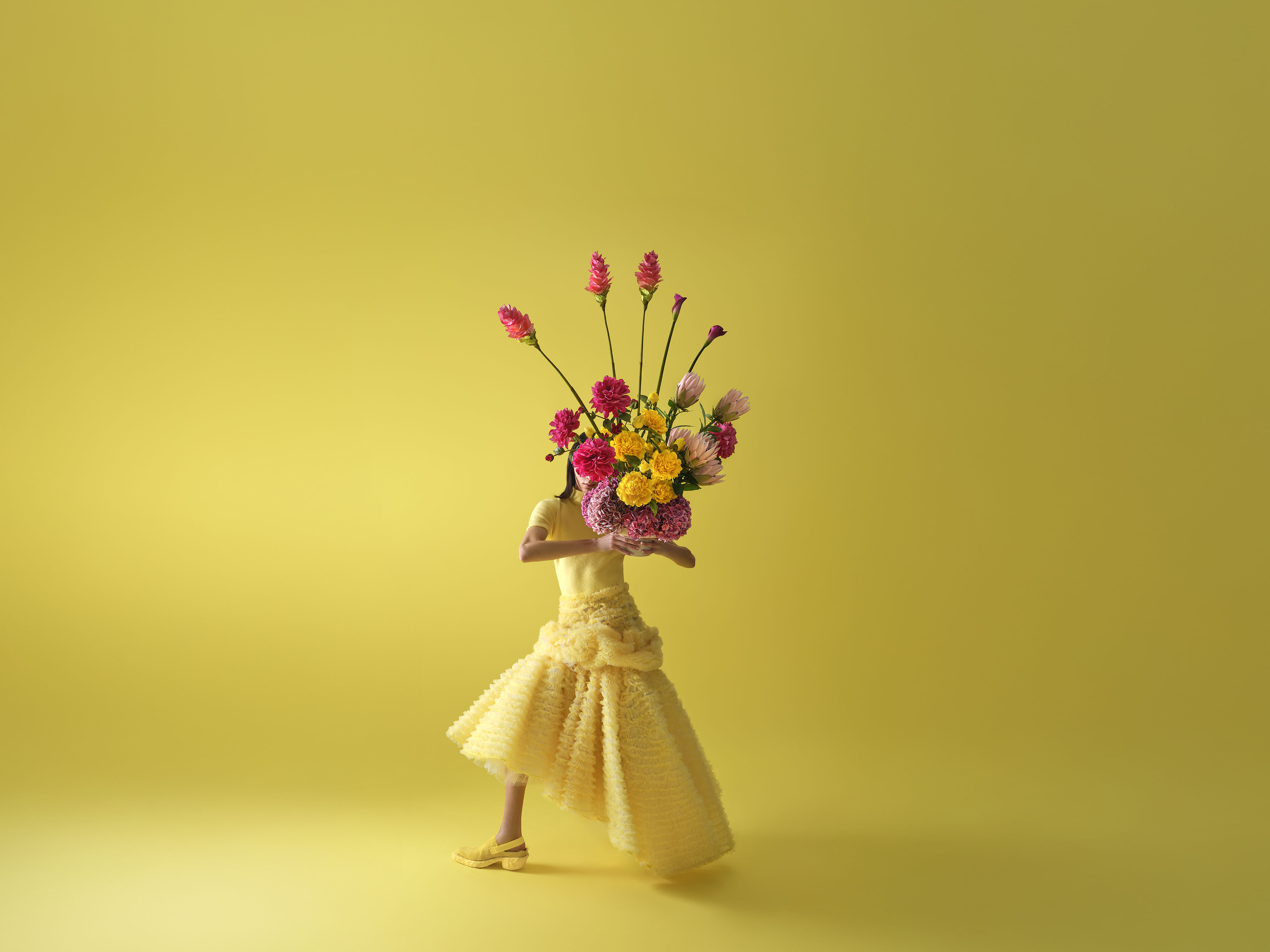 Maison Bloom flower studio in Canggu, Bali — luxury florist crafting bespoke arrangements