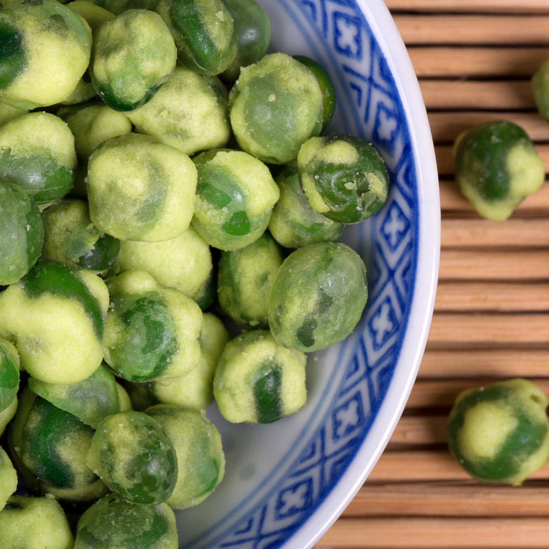 Spicy and Crunchy Homemade Wasabi Peas Recipe - Foraged