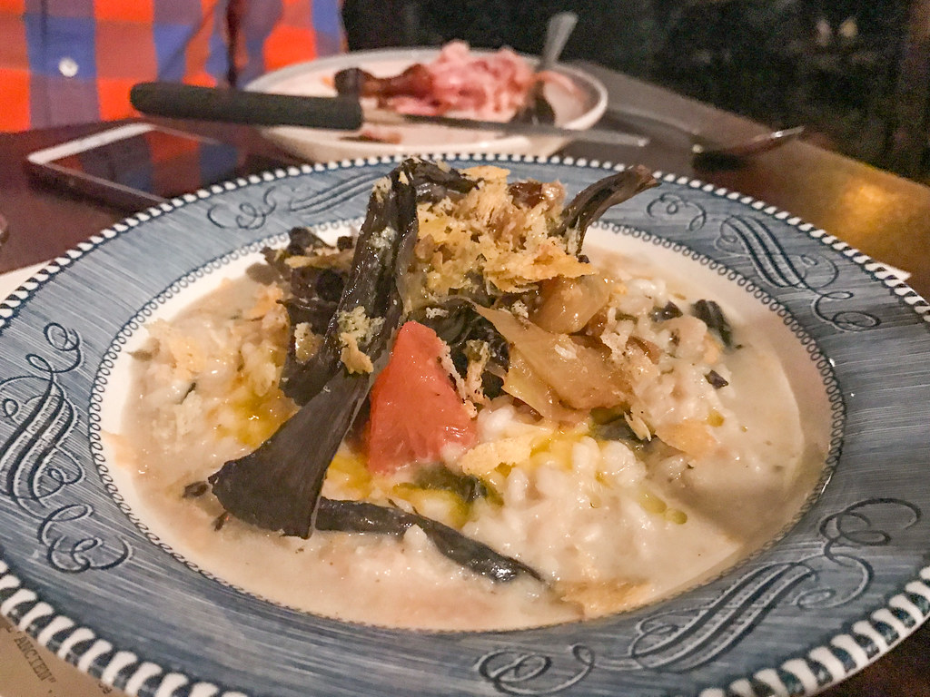 Black Trumpet Mushroom Risotto Recipe - Foraged