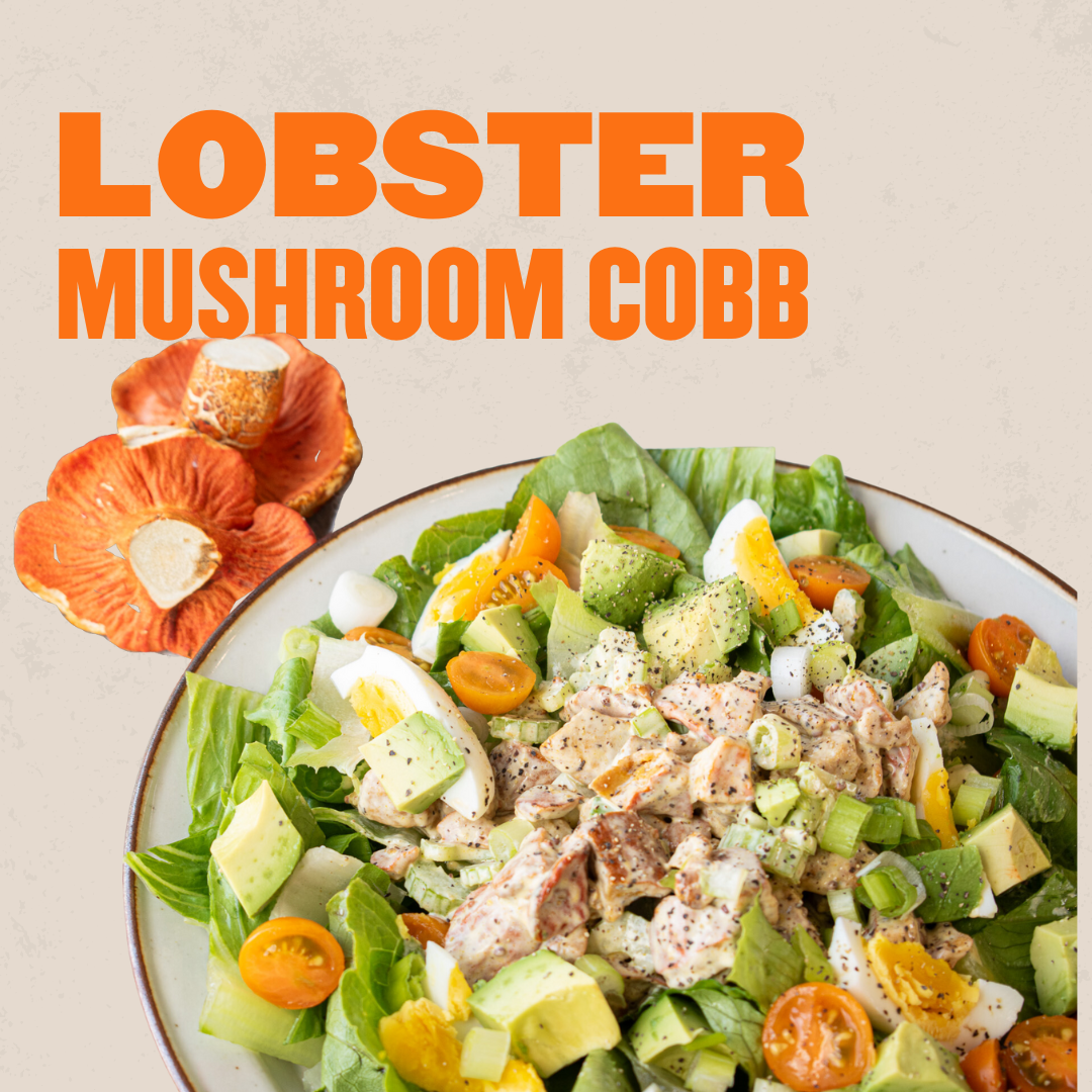 Lobster Mushroom Cobb Salad - Foraged
