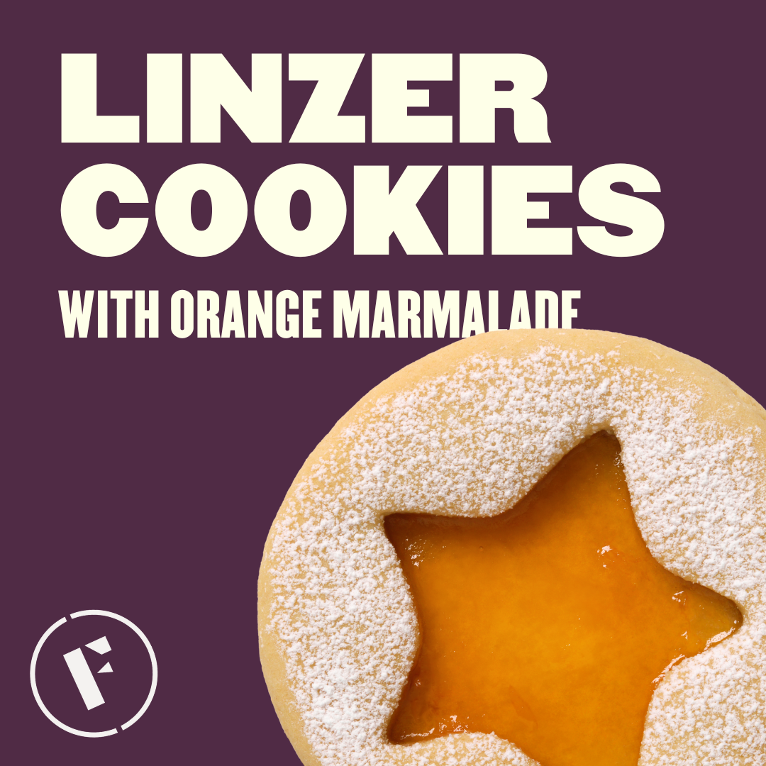 Homemade Linzer Cookies with Orange Marmalade - Foraged