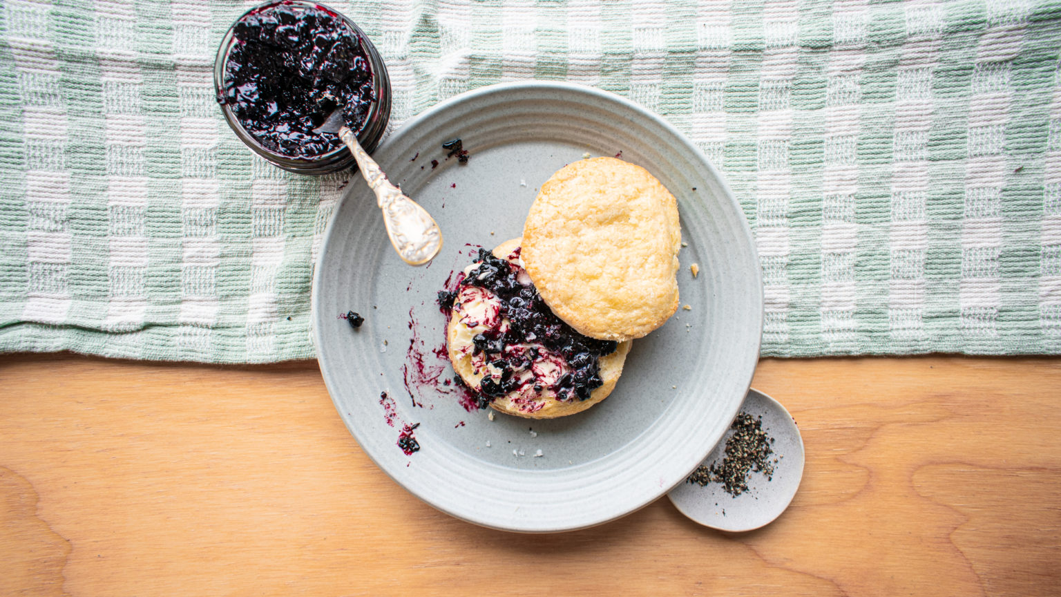 Black Pepper Huckleberry Jam - Foraged
