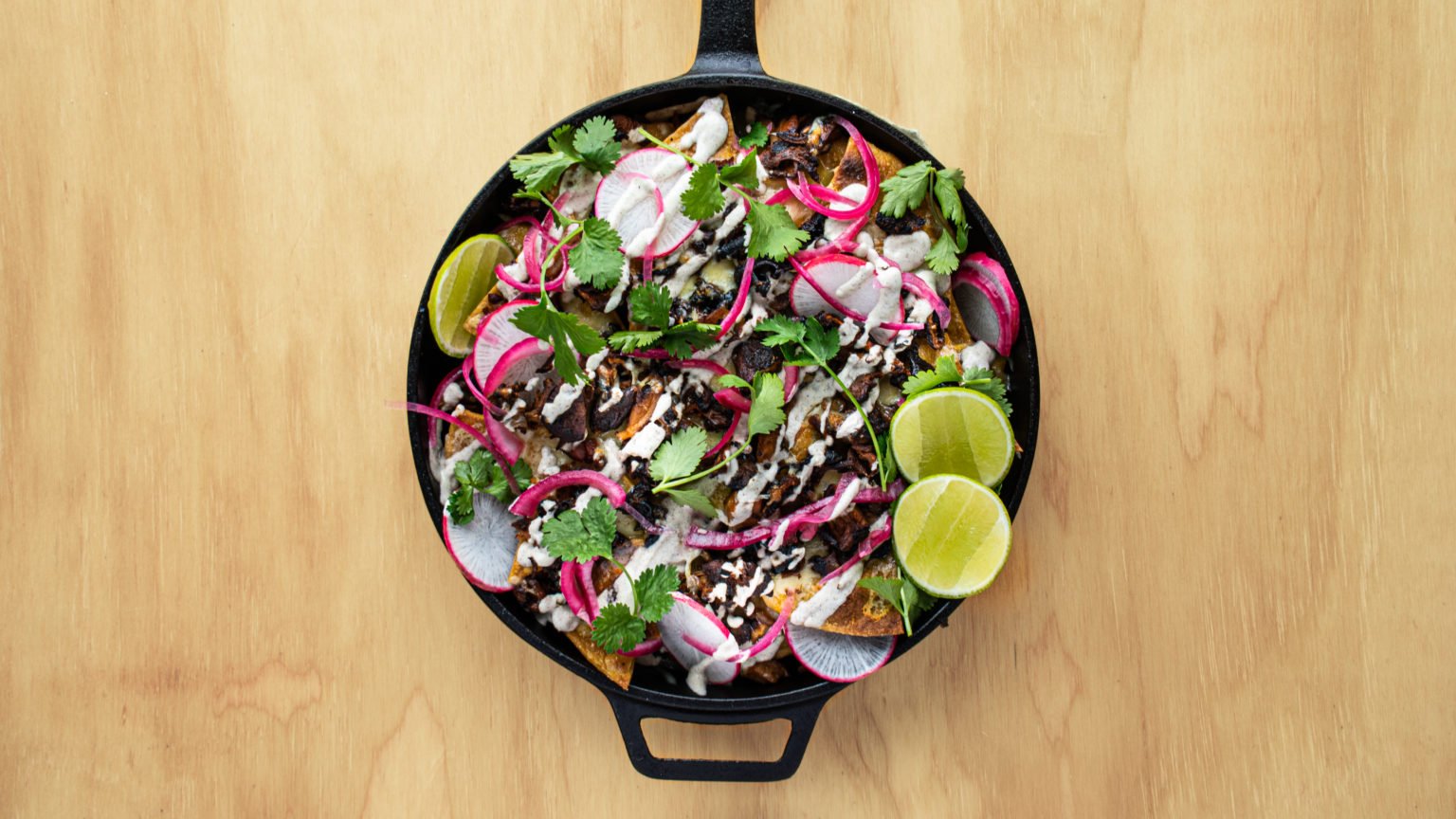 Wild Mushroom Nachos - Foraged