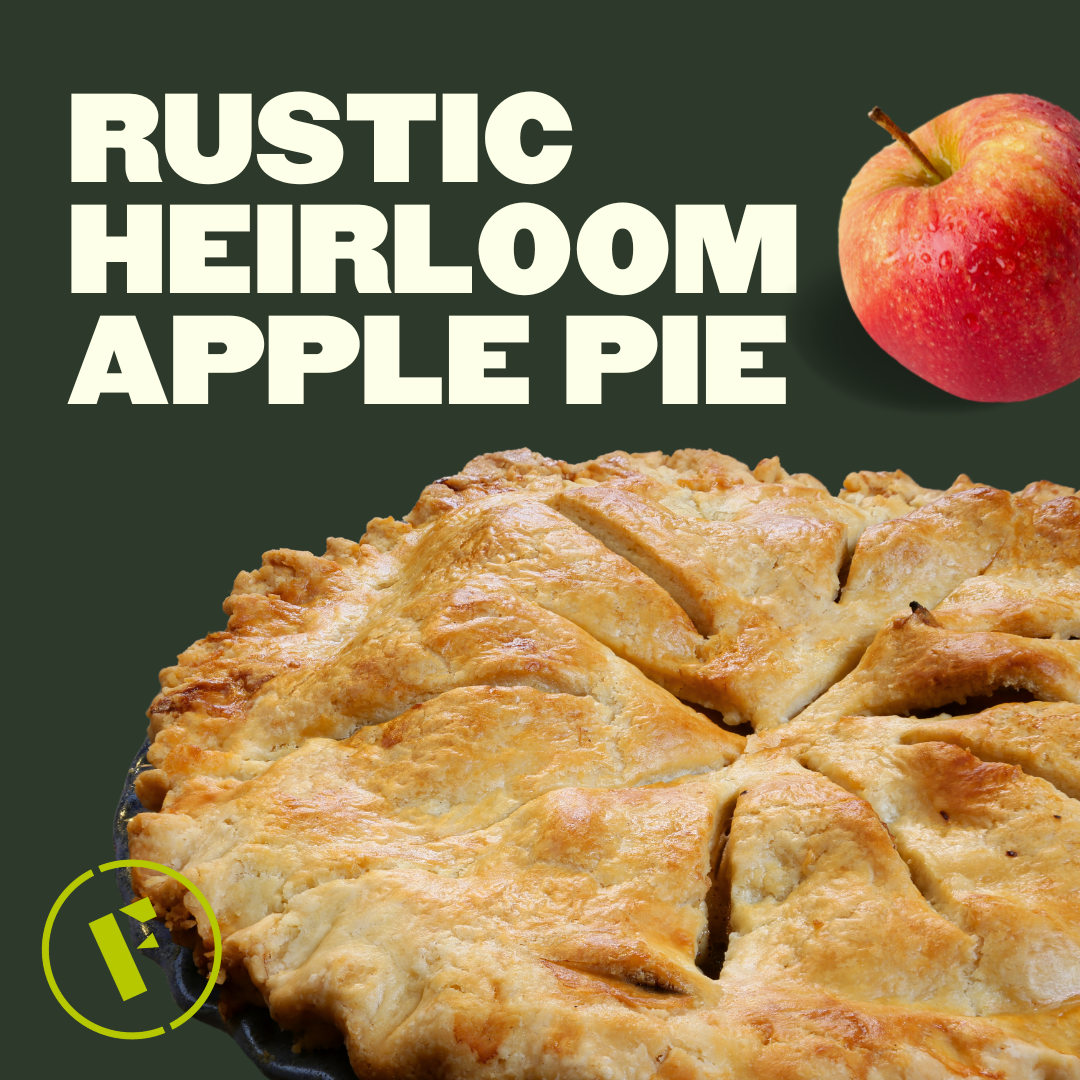 Rustic Heirloom Apple Pie - Foraged