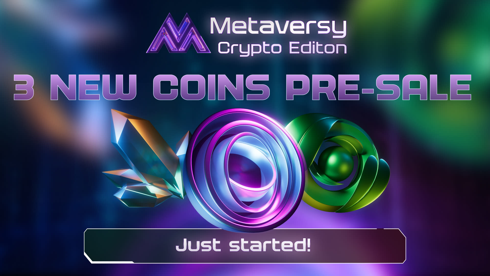 Three Powerful New Coins Have Landed on the Metaversy Launchpad!