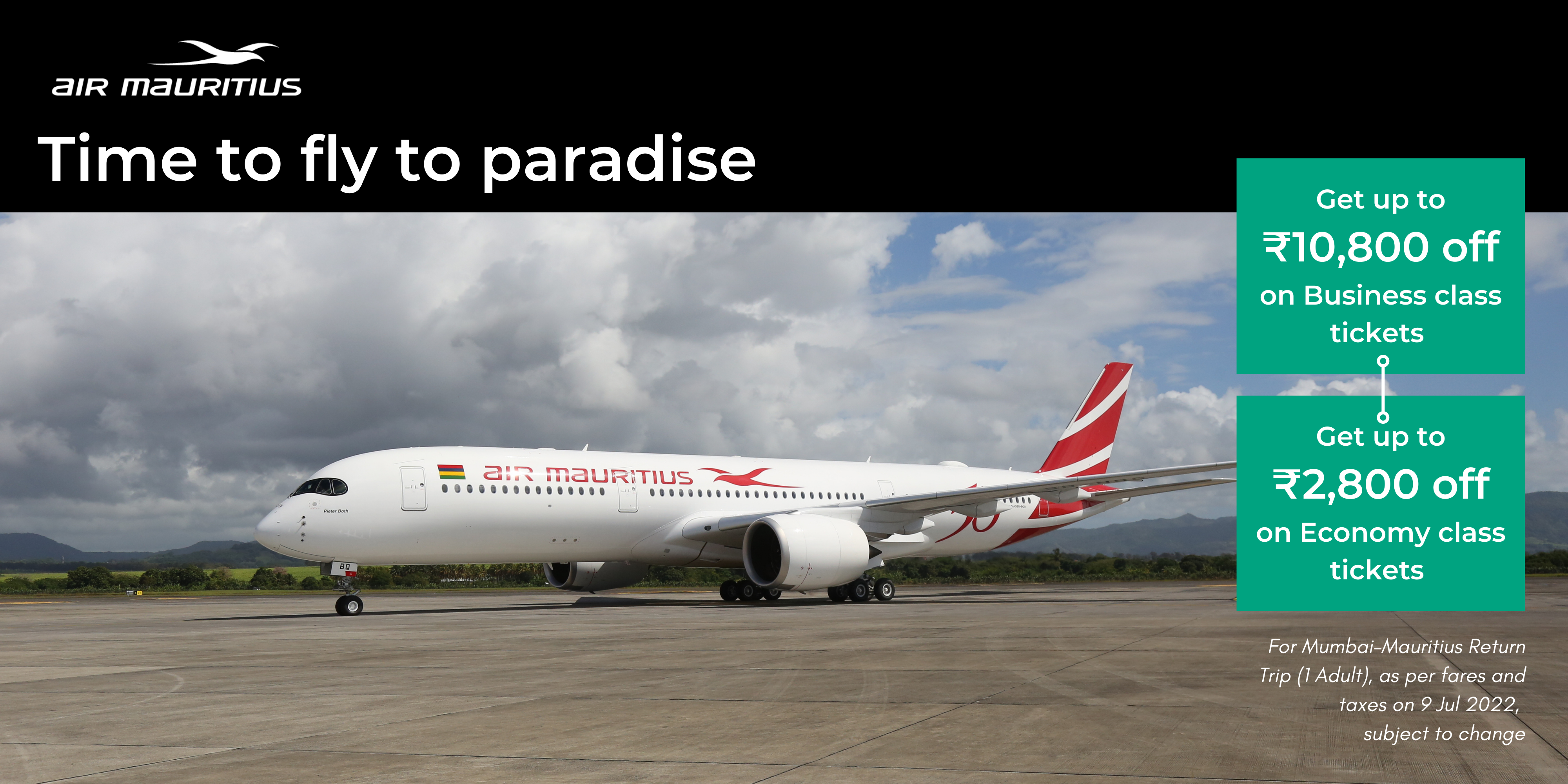 Air Mauritius Discount Image