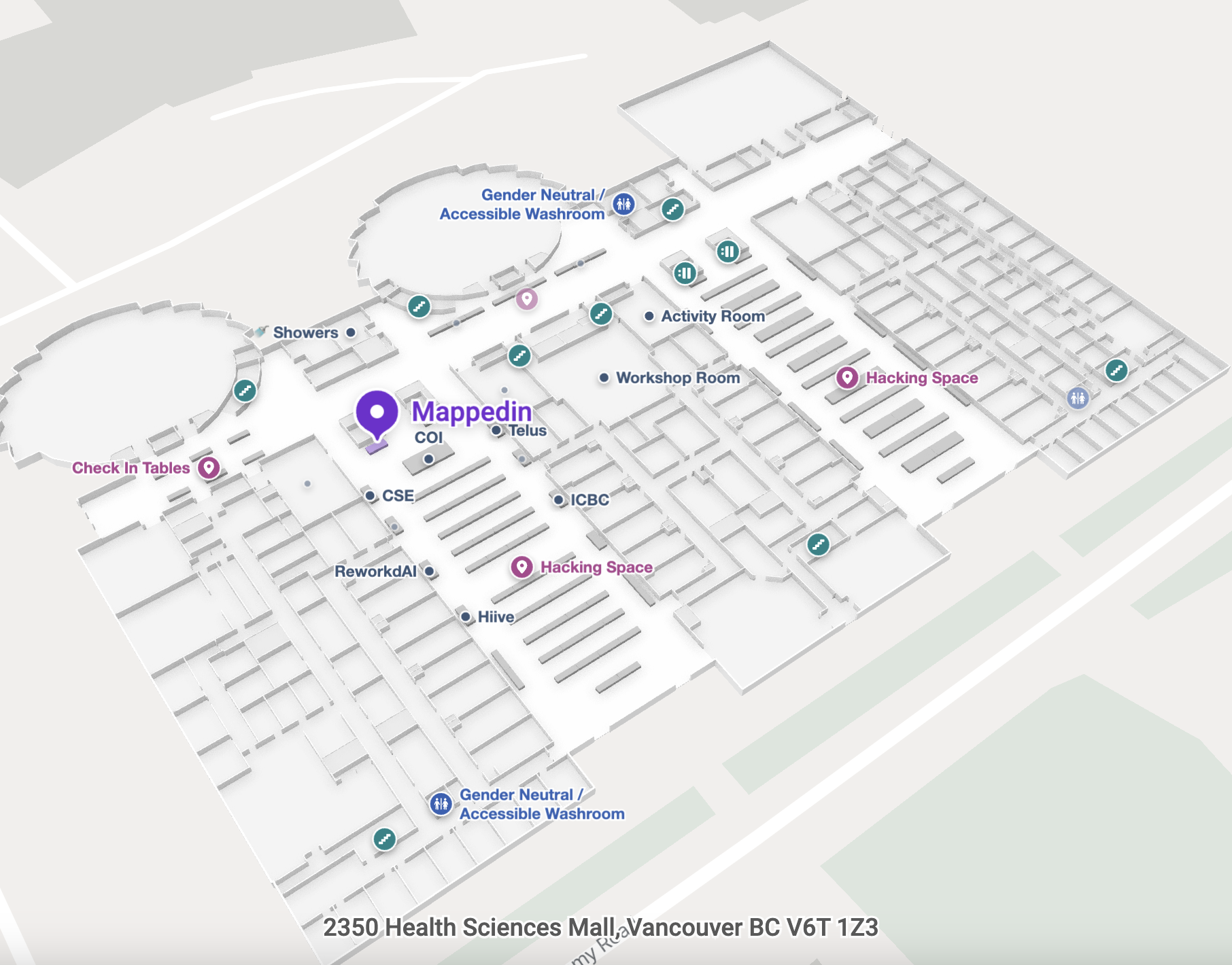 life science institute UBC indoor map