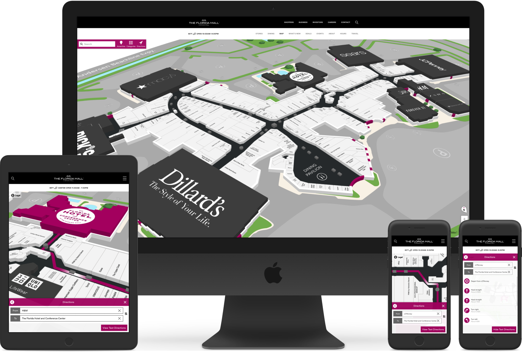 Indoor / Outdoor Mall Mapping, Navigation & Positioning Software Mappedin