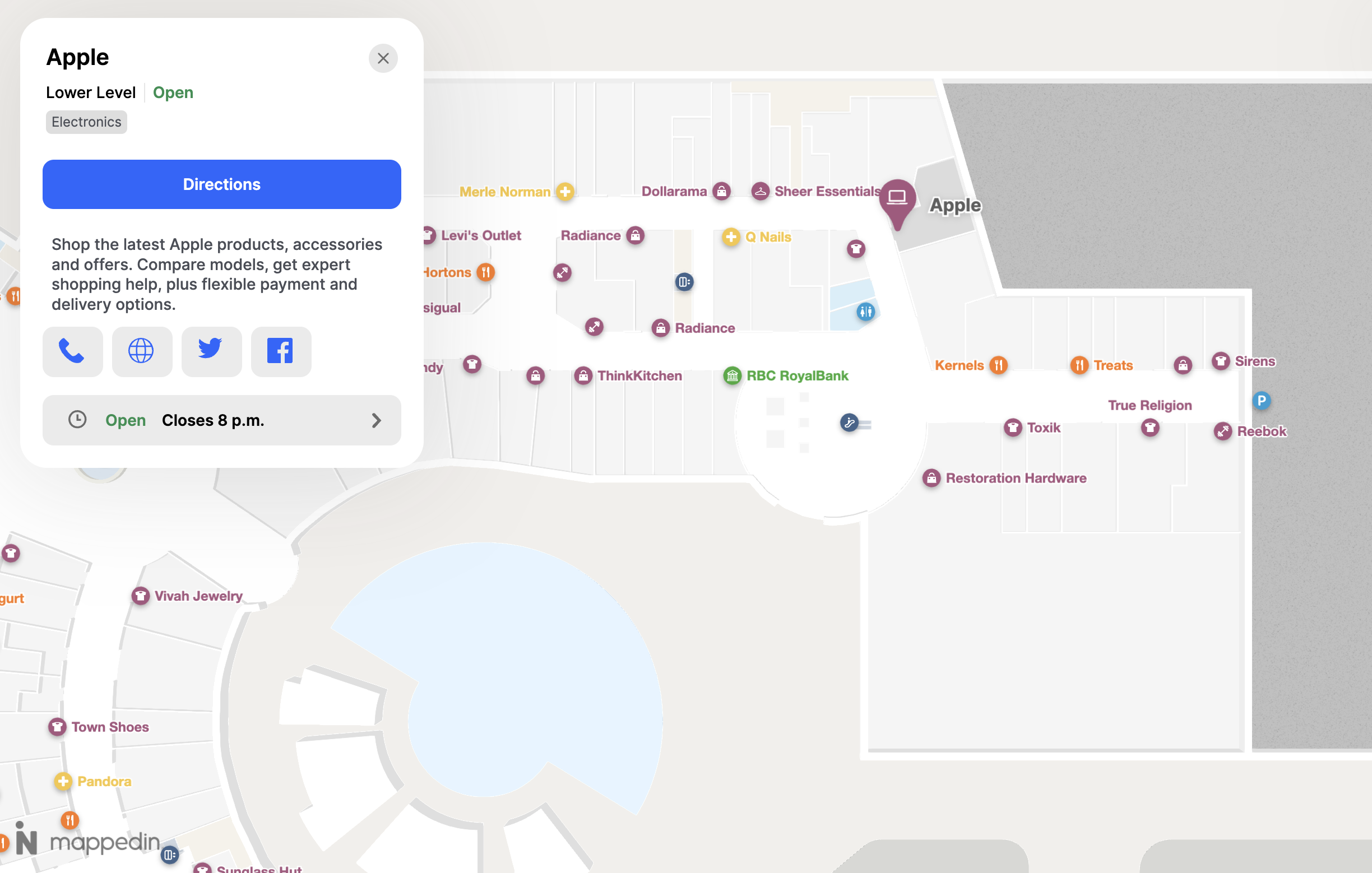 Screenshot showcasing the Location Card New Design