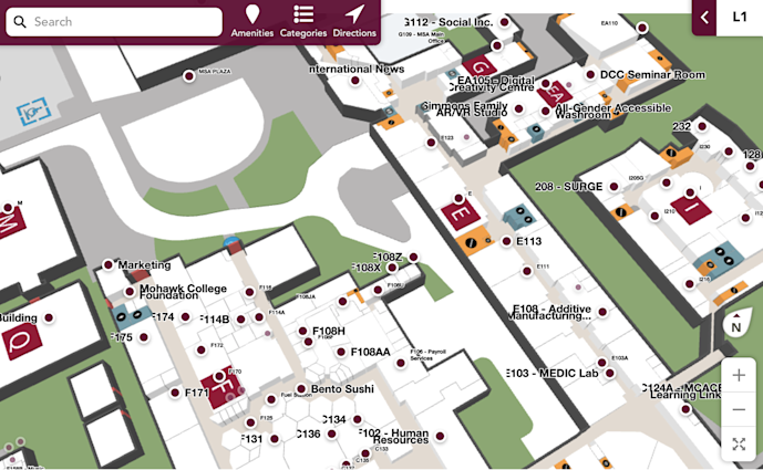 College Address Interactive College Campus Mapping and Navigation Software | Mappedin