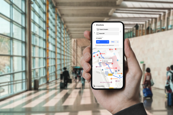 Mappedin Airports on mobile web