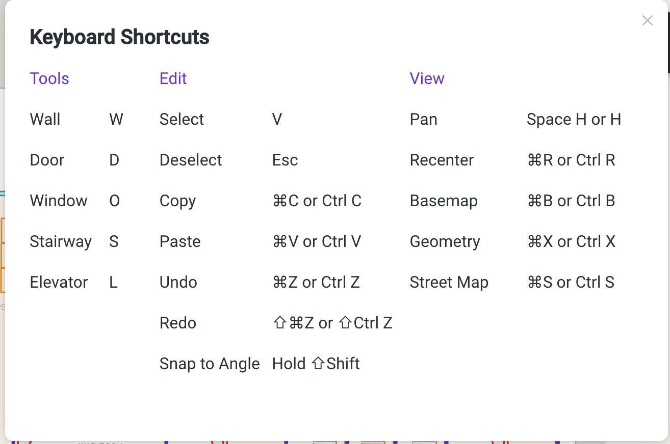 Gif showcasing keyboard shortcuts