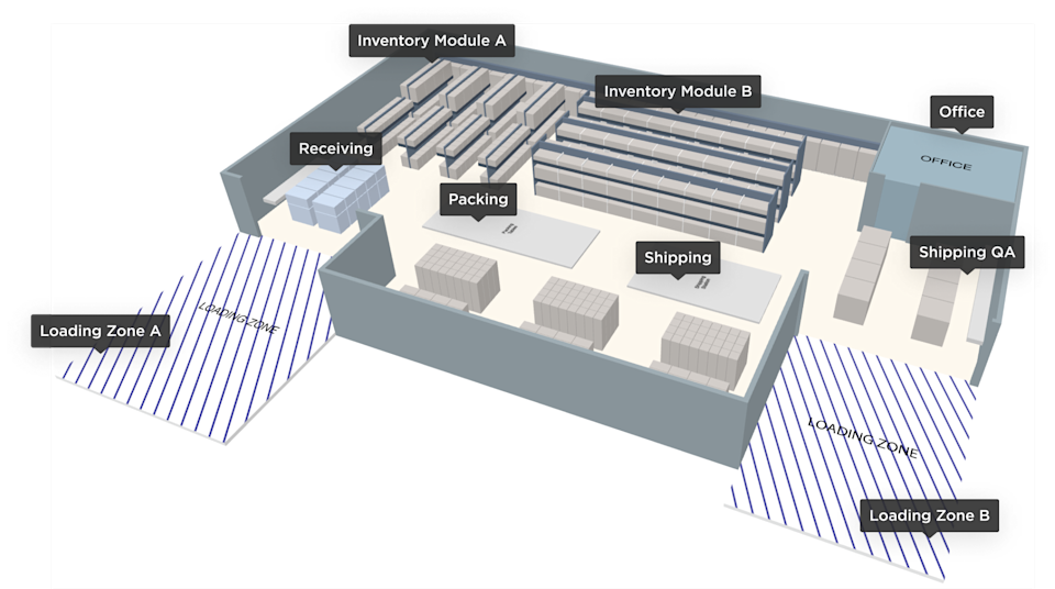 Warehouse Indoor Mapping and Tracking | Mappedin