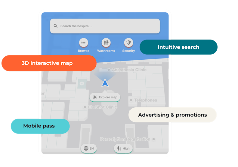 Interactive Hospital Mapping, Wayfinding and Navigation Software | Mappedin