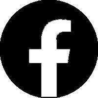 Facebook logo, black.