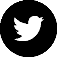 Twitter logo, black.