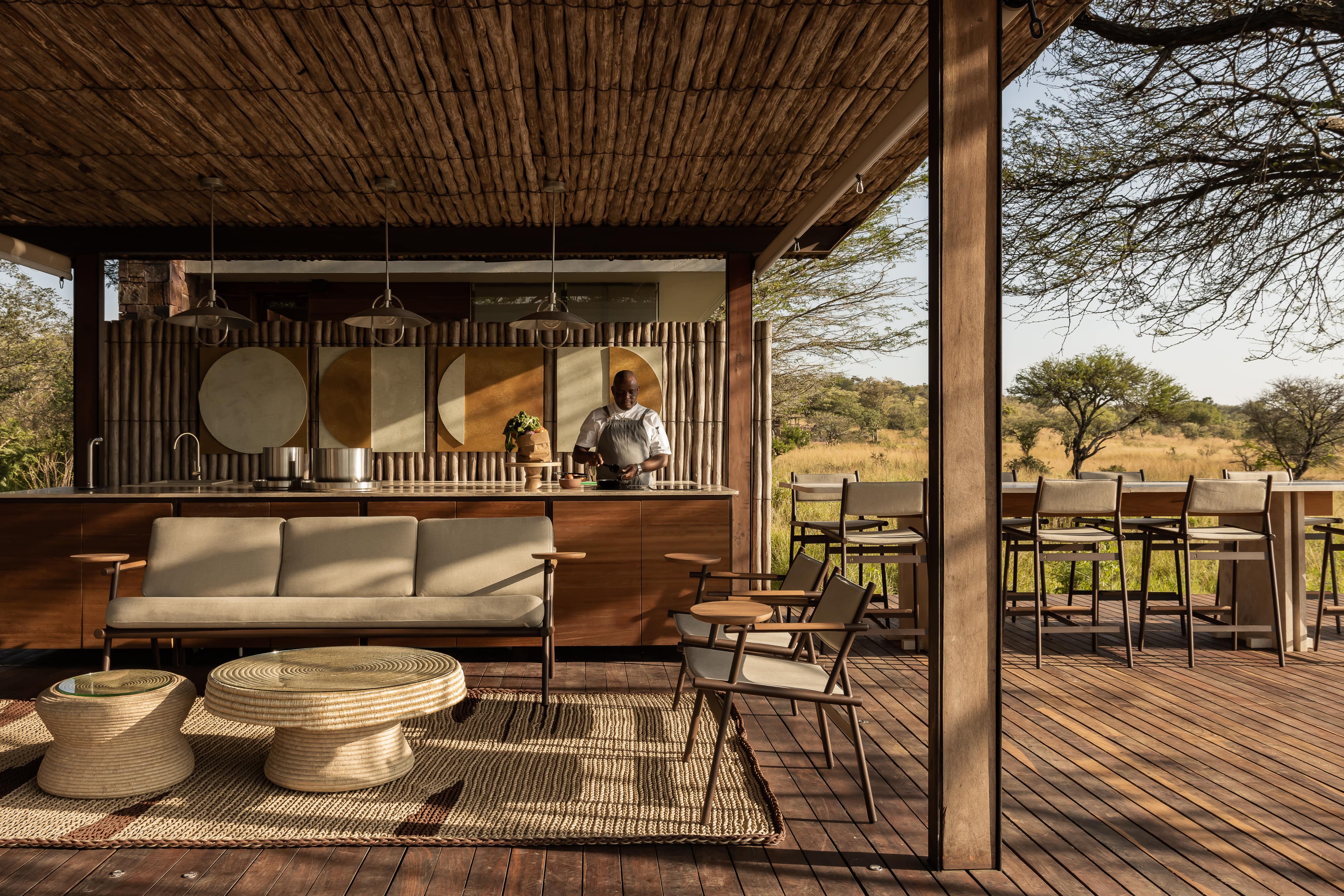 Serengeti House outdoor spaces