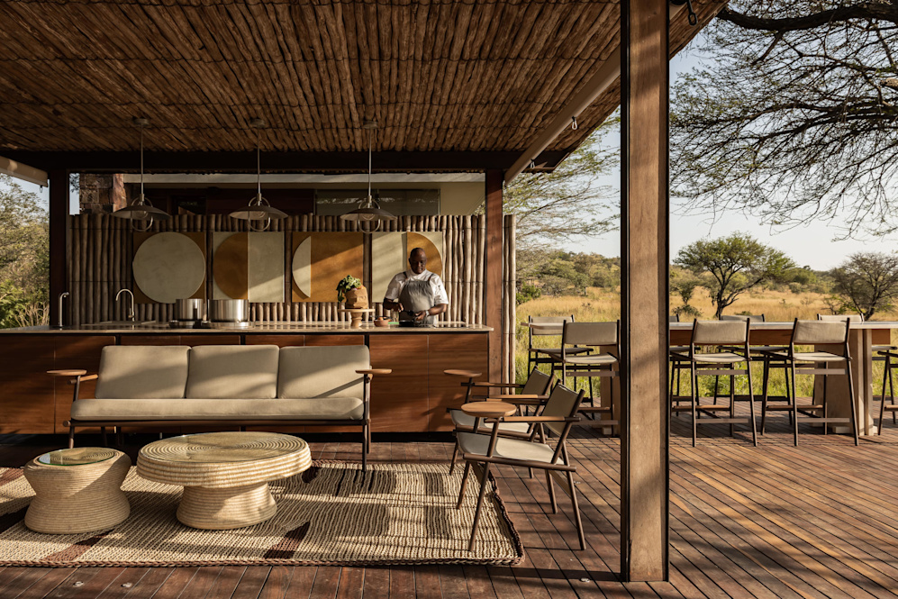 Serengeti House outdoor spaces