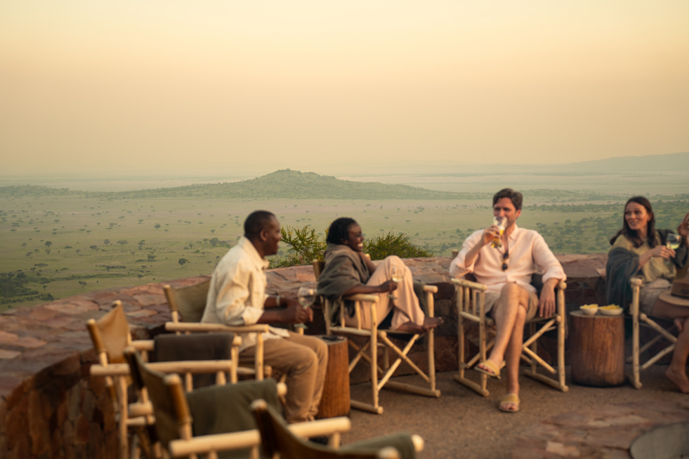 Elevated above the plains of the Serengeti, Milele's open outlook and generous spaces embody freedom