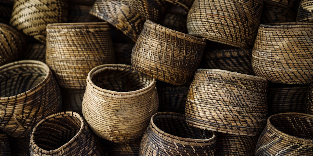 Natural materials and layered textured contribute to the calming and uncluttered new scheme