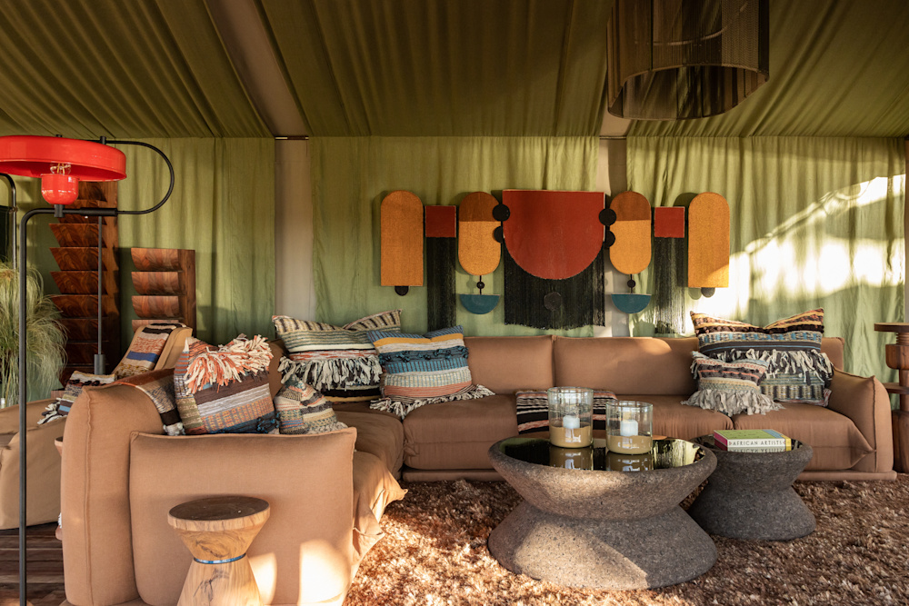 Collaborating with artisans across the region has given Singita Mara River Tented Camp a vibrant and boldly African identity