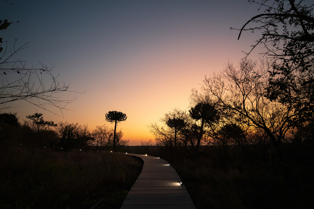 As you return back home to the lodge in the early evening, enjoy the gentle hum of activity and glow of the lanterns being lit