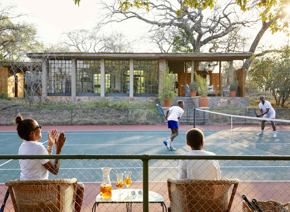 Tennis at Singita Castleton