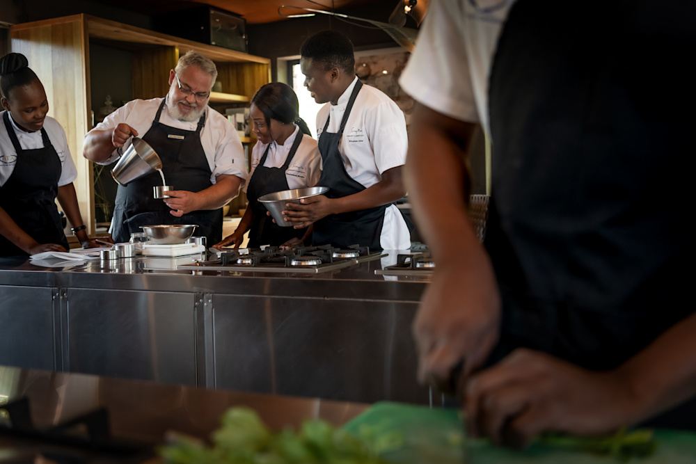 Thys Taljaard, Skills Developer for the SCCS, describes the school in South Africa's class of 2022 as easygoing, academic and hardworking