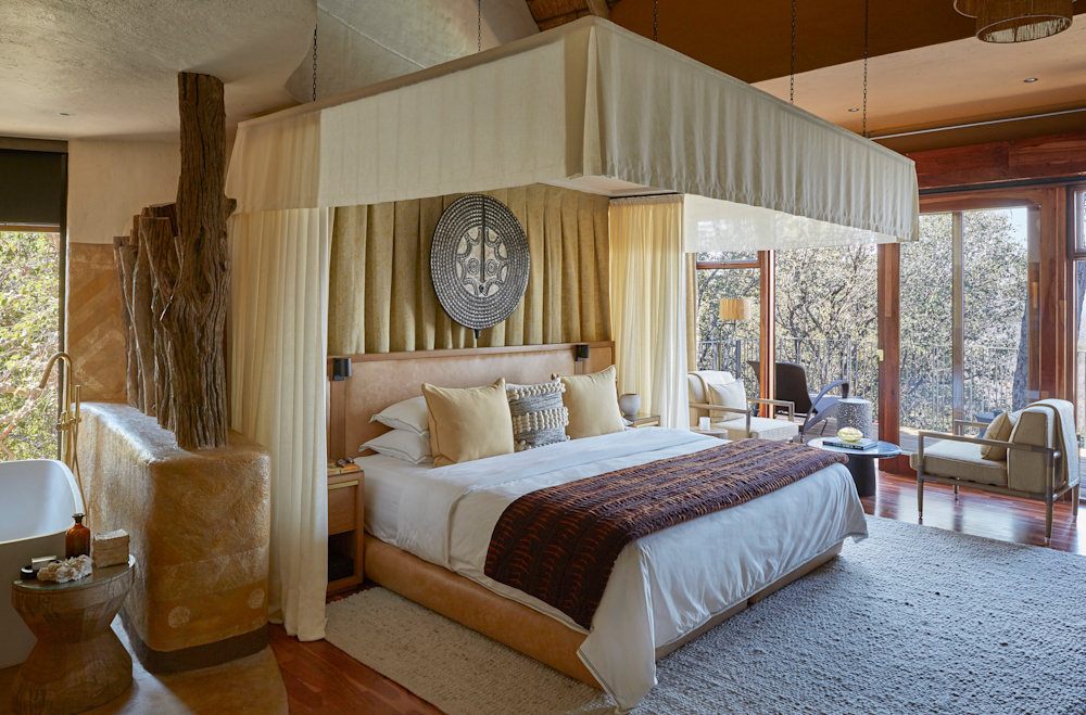 With design inspired by Zimbabwe's culture and landscapes, the suites at Singita Malilangwe House and Singita Pamushana Lodge offer an authentic, luxury experience