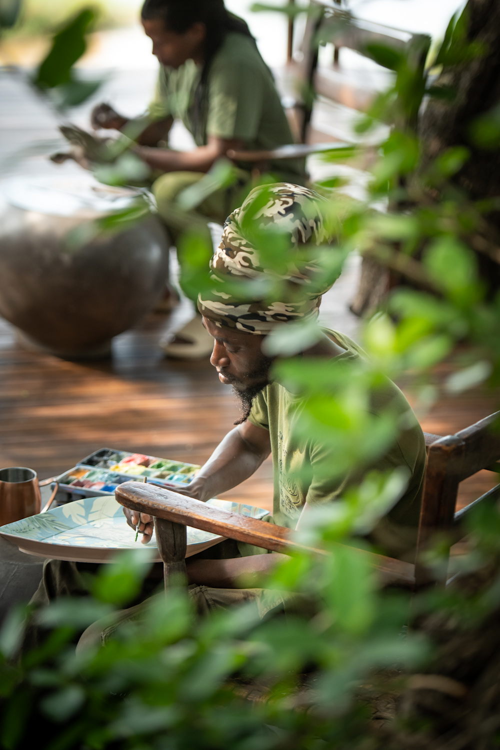 Partnerships with galleries and studios, like our recent collaboration with Ardmore, create opportunities for the support of local artists and conservation initiatives through art