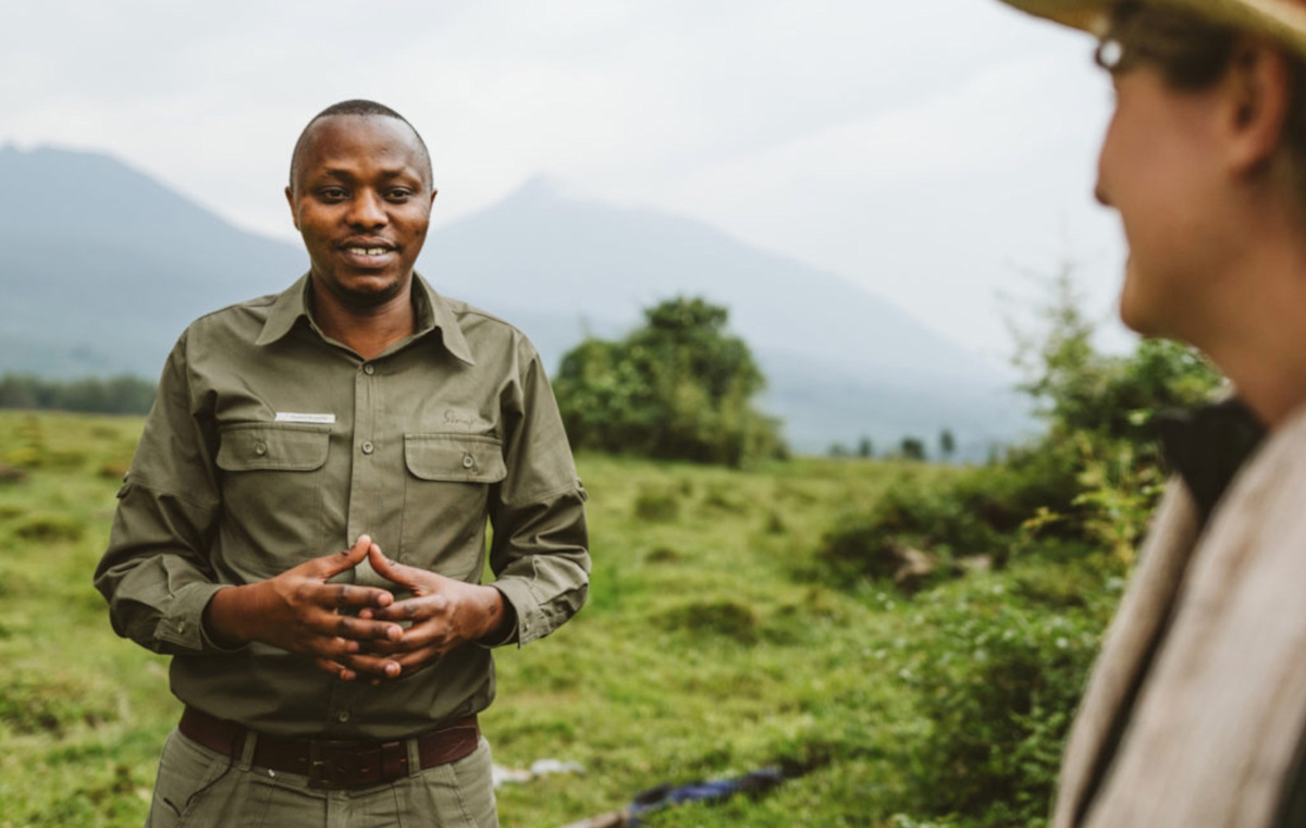Field guide teaching guests about biodiversity