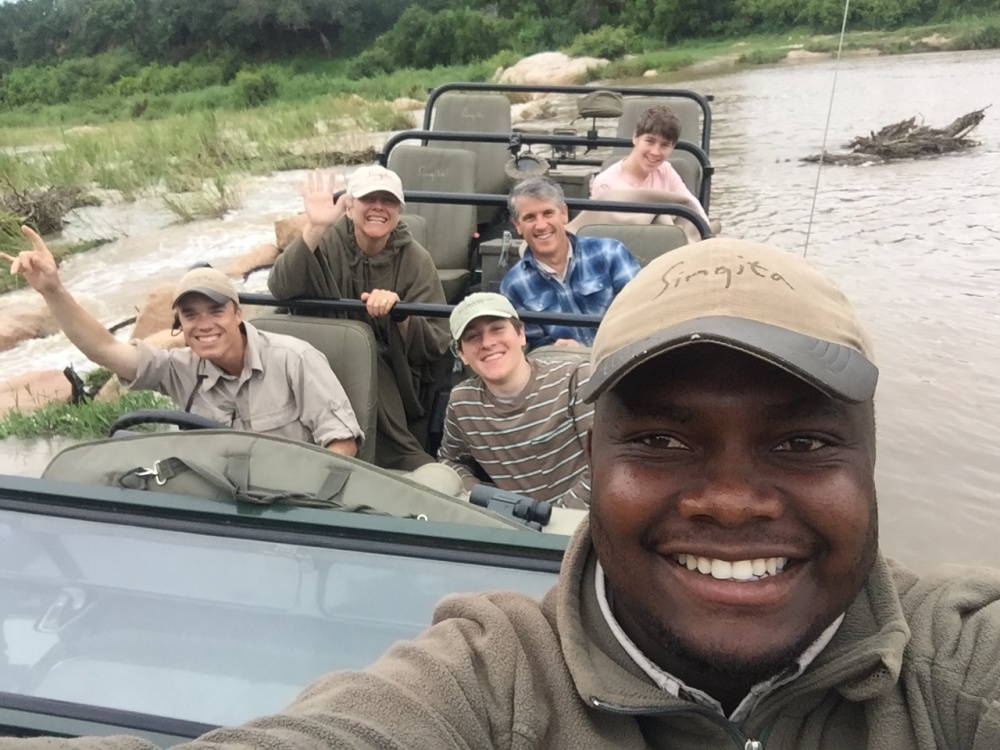 Marc Bowes-Taylor and Golden Shebangu were the Field Guide and Tracker team in charge of steering the Anderson family through the magnificent Sabi Sand wilderness 