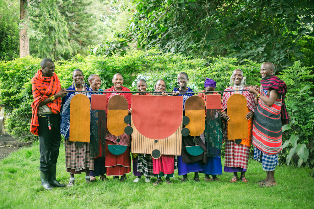 Custom created for Singita, this magnificent piece by Sidai Designs exemplifies the contemporary and vibrant take on African motifs and colours found at the updated Mara River Tented Camp