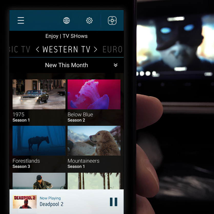 Next-Generation In-Flight Interactive Experience: TV Shows Mobile Hub