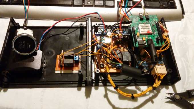 Arduino SMS car starter and keyless entry cover image