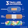Boîte de 75 pansements assortis de marque BAND-AID®