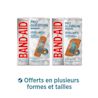 Les pansements adhésifs Band-Aid Pro Guérison sont offerts en plusieurs formes et tailles