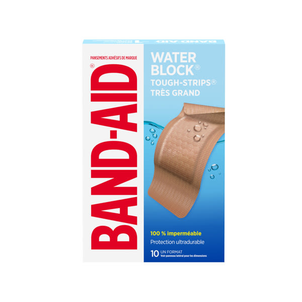 très grands pansements band-aid water block