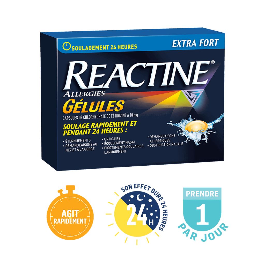 Gélules REACTINE®