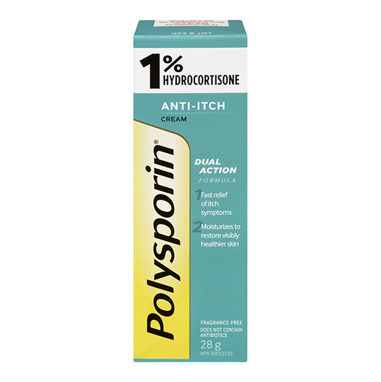 1% Hydrocortisone Anti-Itch Cream | POLYSPORIN® CANADA